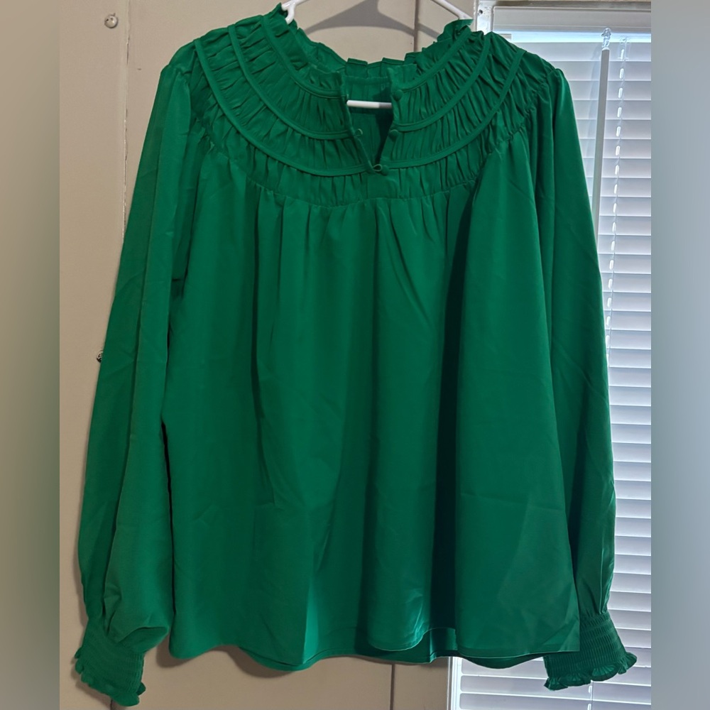 Cato Vibrant Green Blouse